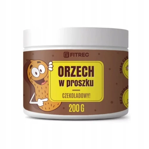 Przejdź do produktu Czekoladowy Orzech w Proszku 200g (Niska zawartość tłuszczu - 70% mniej) FITREC 