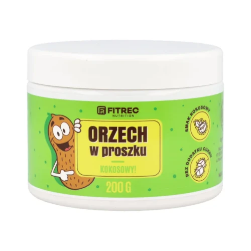 Przejdź do produktu Kokosowy orzech w proszku 200g - 70% Mniej Tłuszczu FITREC 