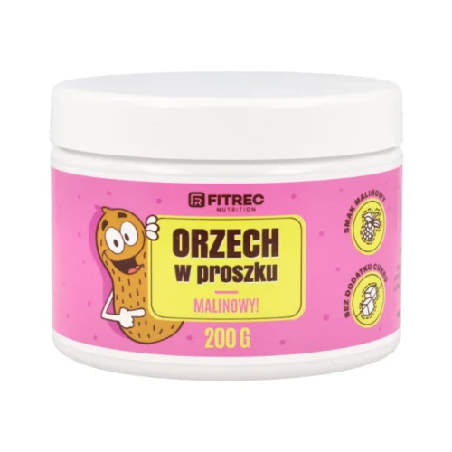 Przejdź do produktu Malinowy Orzech w Proszku 200g (70% mniej tłuszczu) FITREC 