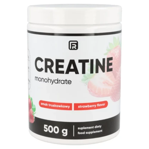 Przejdź do produktu Monohydrat Kreatyny Truskawkowy 500g FITREC 
