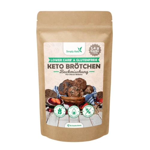 Przejdź do produktu Mieszanka do Keto Bułeczek Bezglutenowych i Niskowęglowodanowych 340 g SimplyKeto