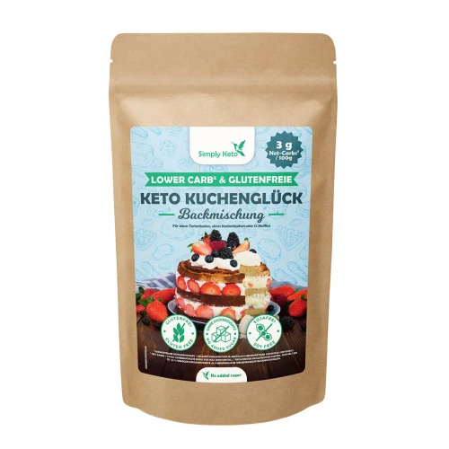 Przejdź do produktu Mieszanka do Keto Ciasta Bez Cukru, Niskowęglowodanowa 360g SimplyKeto