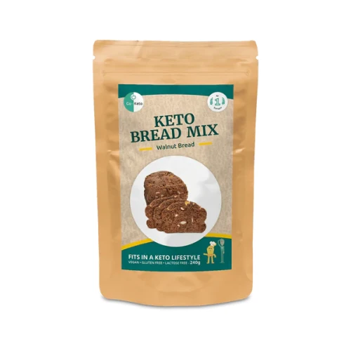 Przejdź do produktu Mieszanka do chleba Keto z orzechami włoskimi Go-Keto 270g