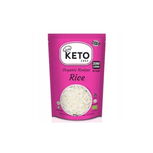 Przejdź do produktu Bezglutenowy ryż konjac BIO – 270 g (200 g) – KETO CHEF