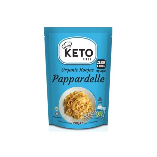 Przejdź do produktu Makaron Pappardelle (Konjac) BIO – 270g (200g) – Keto Chef