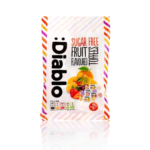 Przejdź do produktu Cukierki  owocowe bez cukru 75 g Diablo 