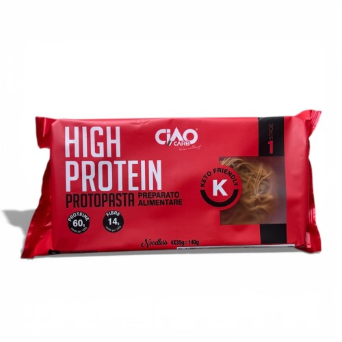 Przejdź do produktu Makaron niskowęglowodanowy Noodle 140g CiaoCarb