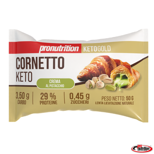 Przejdź do produktu Keto Rogal Z Kremem Pistacjowym 50g - Pronutrition
