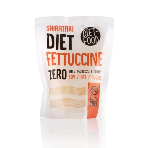 Przejdź do produktu Fettuccine – Konjac/Shirataki – Makaron niskowęglowodanowy – 200g – Diet-Food
