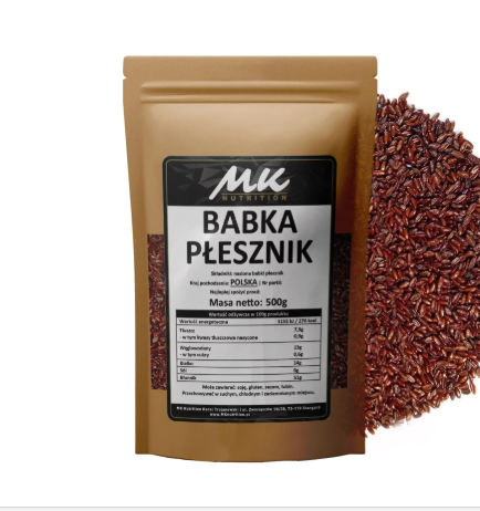 Przejdź do produktu Babka płesznik ziarno 500g - MK Nutrition
