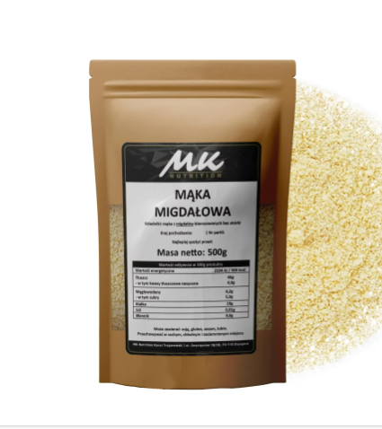 Przejdź do produktu Mąka Migdałowa 500g - MK Nutrition