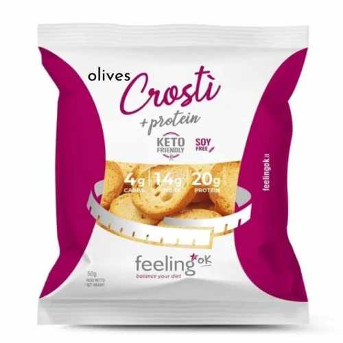 Przejdź do produktu Keto krakersy z oliwkami 50g – FeelingOK