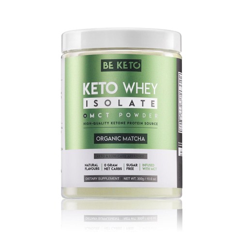Przejdź do produktu Keto Izolat Białka z MCT - Matcha 300G Be Keto