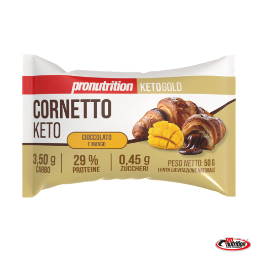 Przejdź do produktu Keto Rogal z mango i czekoladą 50g - Pronutrition