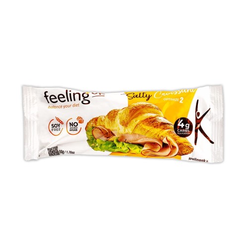 Przejdź do produktu Niskowęglowodanowy słony croissant 50g – FeelingOK