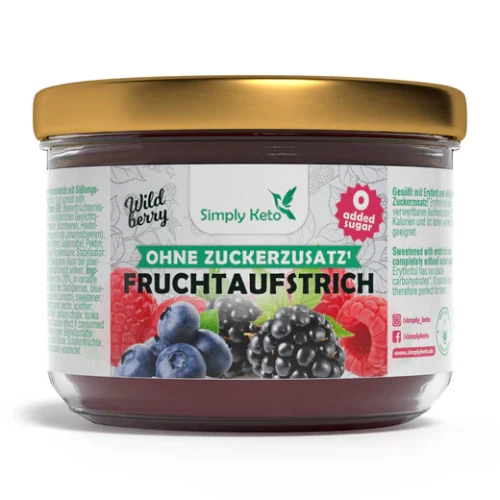 Przejdź do produktu Marmolada keto owoce leśne z erytrytolem 230 g SimplyKeto