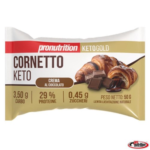 Przejdź do produktu Keto Rogalik z nadzieniem czekoladowym 50g Pronutrition