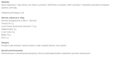 Prażynki wieprzowe Keto - zioła i śmietanka AMMI 40g 2.png