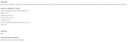 Drażetki bez cukru o smaku Coli DROPX 20g.png