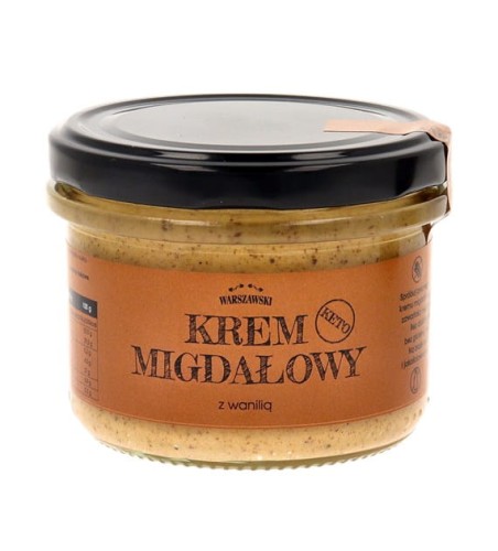 Przejdź do produktu Krem migdałowy z wanilią KETO 190 g Baton Warszawski