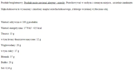 Mąka kokosowa BIO 250 g Pięć Przemian.png