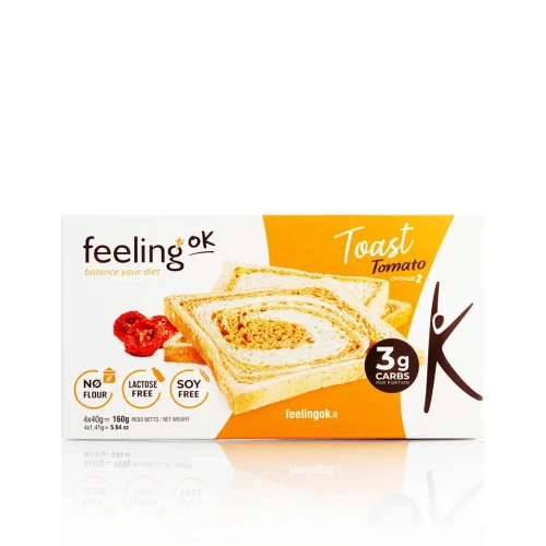 Przejdź do produktu Tost pomidorowy o niskiej zawartości węglowodanów 160 g FeelingOK