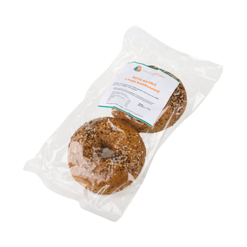 Przejdź do produktu Keto Bajgle 2 szt. 150 g Piekarnia Kiełtyka