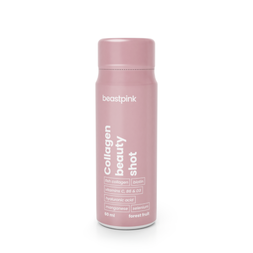 Przejdź do produktu Kolagen Beauty Shot owoce leśne 60 ml BeastPink