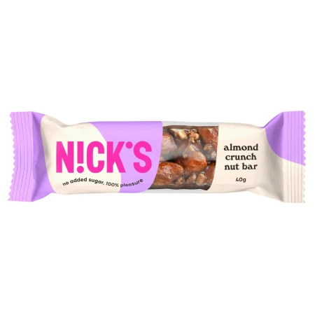 Baton Keto Low Carb Nick's orzechowy z migdałami 40 g