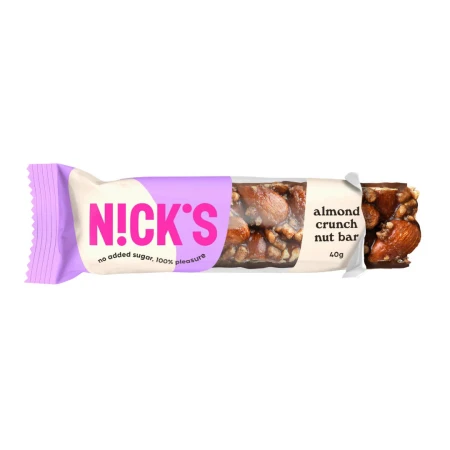Baton Keto Low Carb Nick's orzechowy z migdałami 40 g