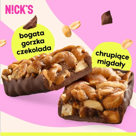 Baton Keto Low Carb  Nick's orzechowy z orzeszkami ziemnymi 40 g