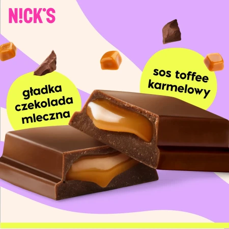 Baton  Keto low carb Nick's miękkie toffi 28 g
