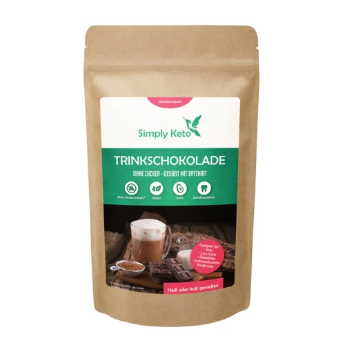 Przejdź do produktu Keto Czekolada pitna z erytrytolem 180 g Simply Keto