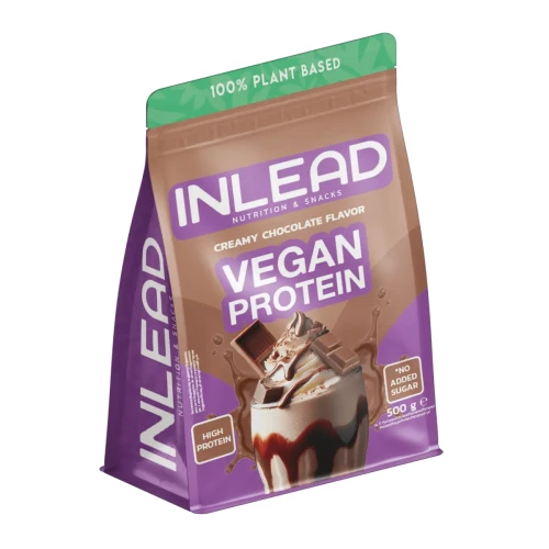 Przejdź do produktu Wegański napój proteinowy kremowa czekolada 500g Inlead