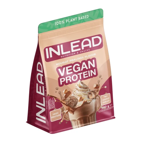 Przejdź do produktu Wegański napój proteinowy orzechowe praliny 500g Inlead