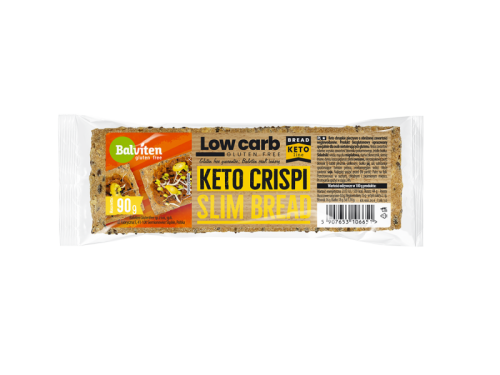 Przejdź do produktu KETO Crispi slim bread, pieczywo chrupkie produkt bezglutenowy 90g Balviten