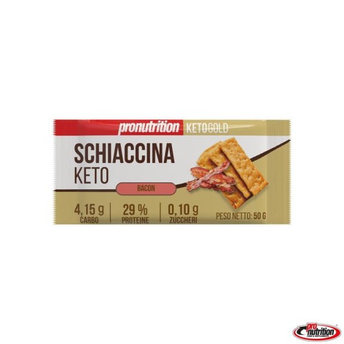 Przejdź do produktu Keto chrupiąca przekąska o smaku bekonowym 50g Pronutrition