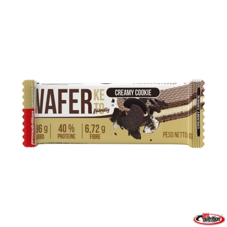 Keto wafel o smaku kremowego ciasteczka 42g Pronutrition