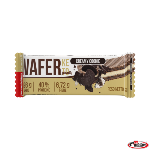 Przejdź do produktu Keto wafel o smaku kremowego ciasteczka 42g Pronutrition