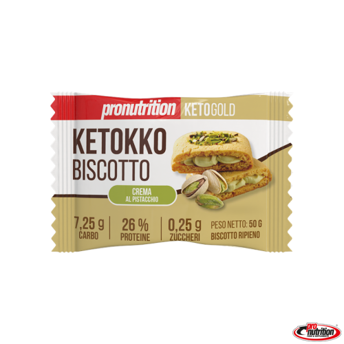 Przejdź do produktu Keto ciastko pistacjowe 50g Pronutrition