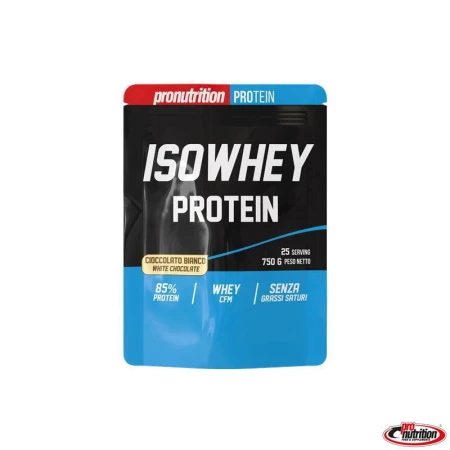 Izolat białka serwatkowego CFM o smaku białej czekolady 750g Pronutrition