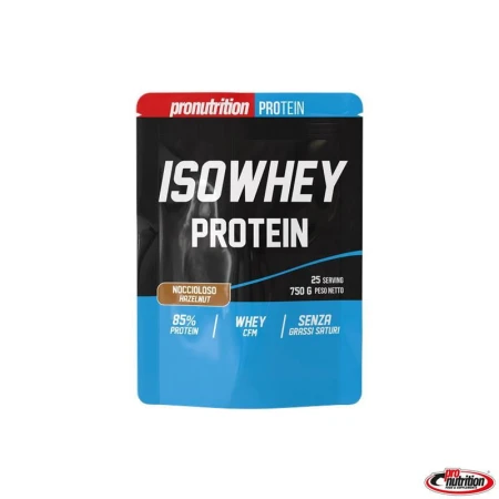 Izolat białka serwatkowego o smaku orzechów laskowych CFM 750g Pronutrition