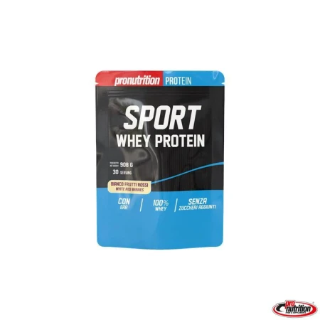 Białko serwatkowe o smaku czerwonej jagody 908g Pronutrition
