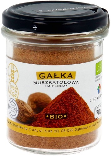 Przejdź do produktu Gałka muszkatołowa mielona BIO 70 g