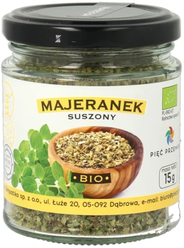 Przejdź do produktu Majeranek suszony BIO 15 g