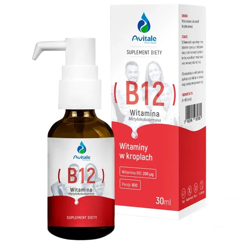 Przejdź do produktu Avitale Witamina B12 200uq - 30ml