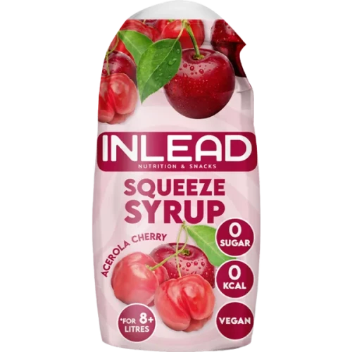 Przejdź do produktu Syrop do wody o smaku wiśni i aceroli 65ml Inlead