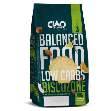 Ciastka Low Carb o smaku kokosowym 100g Ciao Carb