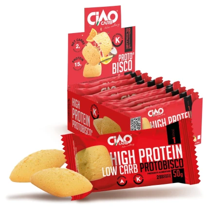 Ciastka o smaku pomarańczowym 50g Ciao Carb