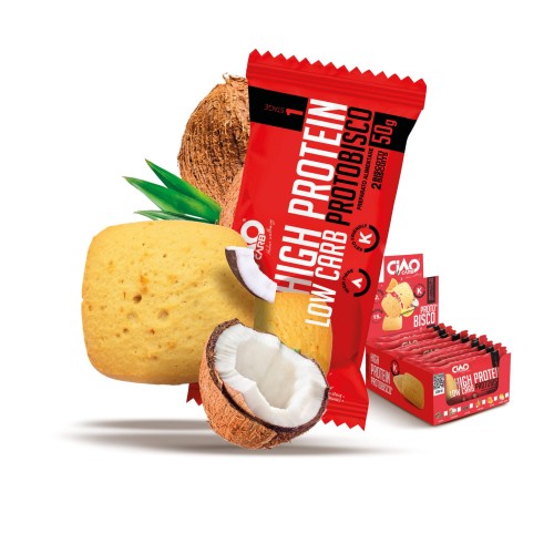 Przejdź do produktu Ciastka o smaku kokosowym 50g Ciao Carb